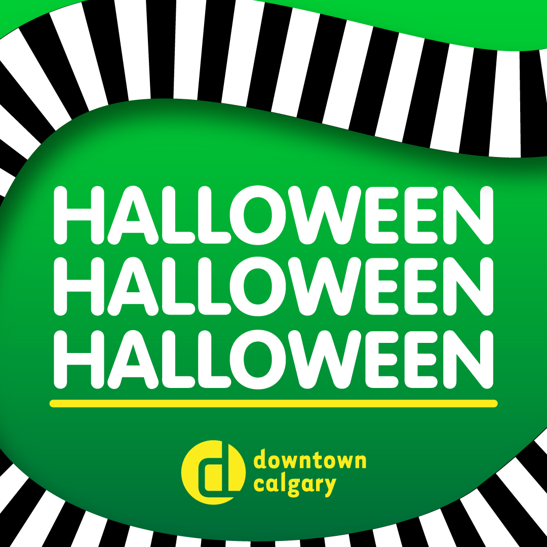 downtowncalgary's tweet image. It’s showtime, Calgary! 🕸️👻 Celebrate Halloween and #exploredowntownyyc on this spooky occasion to find creative costumes, themed events and more to get you in the Halloween spirit!

#downtowncalgary