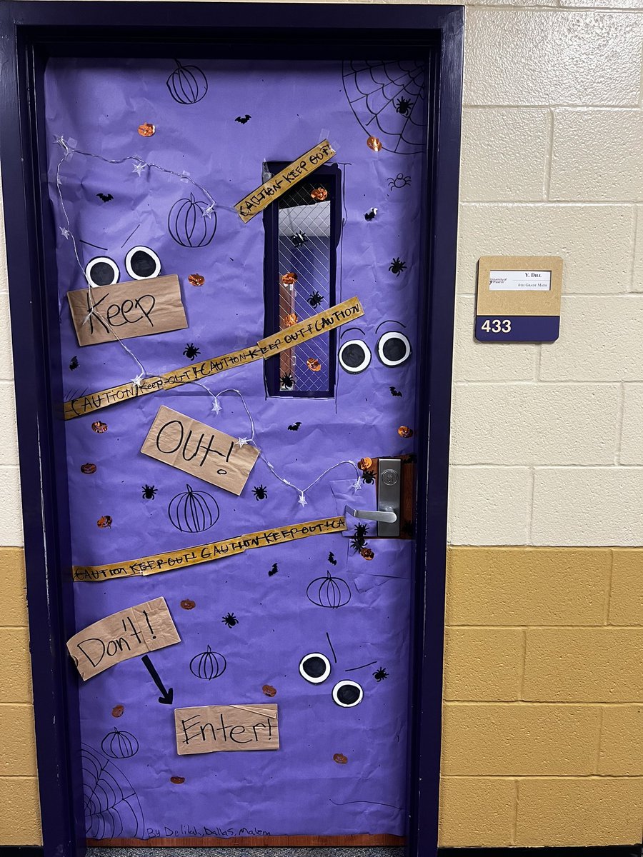 A sneak peak at some awesome doors!!! Winner to be announced soon! <a href="/MRJHMavs/">Morton Ranch JH</a>