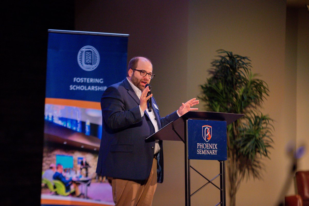 PhoenixSeminary's tweet photo. This past Saturday we were proud to host @TextAndCanon 's event: The Bible &amp; Technology. @drjohnmeade and @pjgurry gave wonderful presentations focusing on Multi-spectral Imaging, 3D Scanning, and AI/Machine Learning as they relate to ancient manuscripts. https://t.co/PITDtuYGU1