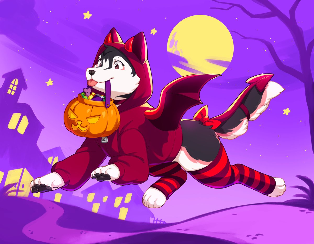 frogbiansVEVO's tweet photo. dogsona halloween time https://t.co/P87n7xKmXo