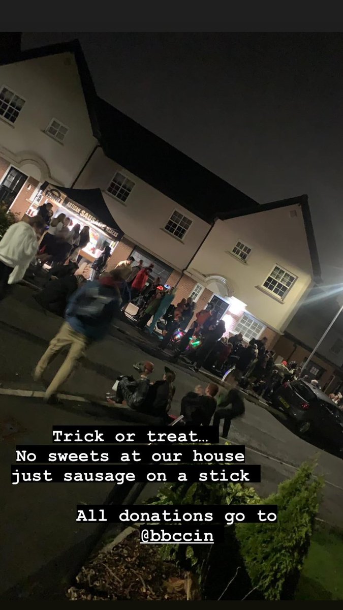 Trick or treat …. Geordie banger way. All donations go to <a href="/BBCCiN/">BBC Children in Need</a>