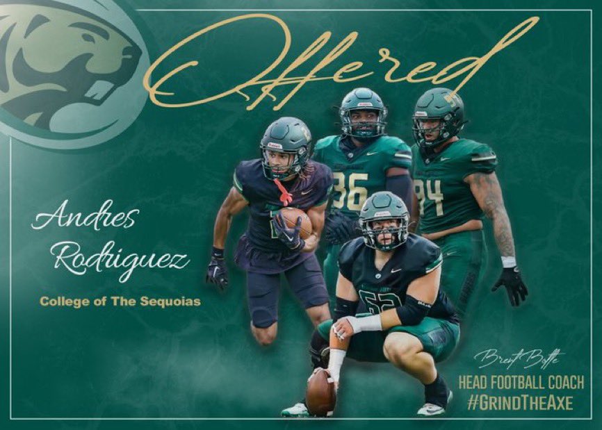 Andres Rodriguez (@andresr5222) on Twitter photo After having a great conversation with @Coach_Ney I am blessed to receive my first offer from <a href="/BSUBeaversFB/">Bemidji State Football</a>
<a href="/coach_ruizz/">Mason Ruiz</a> <a href="/Coach_Mendonca/">Coach Mendonca</a> After having a great conversation with @Coach_Ney I am blessed to receive my first offer from <a href="/BSUBeaversFB/">Bemidji State Football</a>
<a href="/coach_ruizz/">Mason Ruiz</a> <a href="/Coach_Mendonca/">Coach Mendonca</a>
