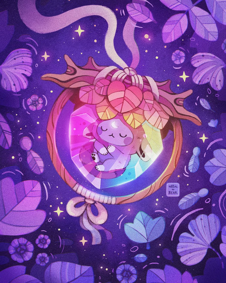 A tiny guardian trapped in an amulet