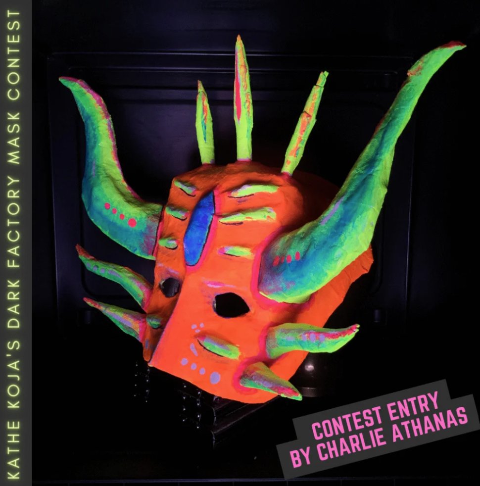 MeerkatPress's tweet photo. Its almost #halloween peeps & #halloween = #masks & #masks = #darkfactory so enjoy these from the #DarkFactoryMaskContest !!
this entry by Charlie Athanas
https://t.co/igno2FddBo
#DarkFactory #DarkPark #DarkMatter #immersivestory #kathekoja @kathekoja @Charlie_Athanas https://t.co/D7QHlLYDpV