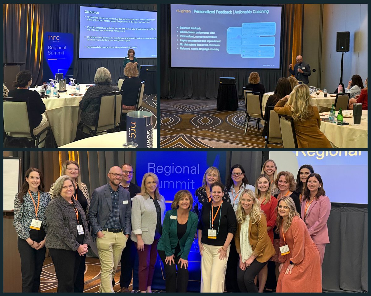 NRC Health (@nrchealth) on Twitter photo Thanks to all of the #healthcare leaders & orgs for attending our Regional Summit in Nashville this week! We enjoyed the conversations & hope everyone walked away with new insights & ideas.
<a href="/BHMadisonville/">Baptist Health Deaconess Madisonville</a>, <a href="/HCAhealthcare/">HCA Healthcare</a>, <a href="/MedCenterHealth/">Med Center Health</a>, <a href="/OwensboroHealth/">Owensboro Health</a>, & <a href="/VUMChealth/">Vanderbilt Health</a> Thanks to all of the #healthcare leaders & orgs for attending our Regional Summit in Nashville this week! We enjoyed the conversations & hope everyone walked away with new insights & ideas.
<a href="/BHMadisonville/">Baptist Health Deaconess Madisonville</a>, <a href="/HCAhealthcare/">HCA Healthcare</a>, <a href="/MedCenterHealth/">Med Center Health</a>, <a href="/OwensboroHealth/">Owensboro Health</a>, & <a href="/VUMChealth/">Vanderbilt Health</a>