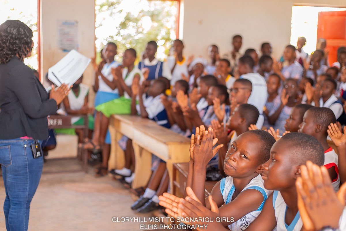 Gloryhillf93591's tweet photo. Beautiful scenes as we visited the Sagnarigu Girls Model School.
#thegirlchild 
#womenempowerment 
#womensupportingwomen https://t.co/a5y58POjbD