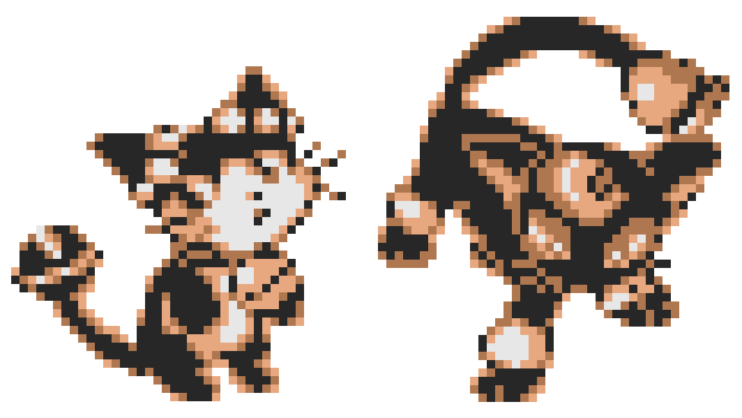 Chialinkster's tweet photo. @soulsilverart oh my god it looks like these two beta pokemon https://t.co/wYDlKjLFdn