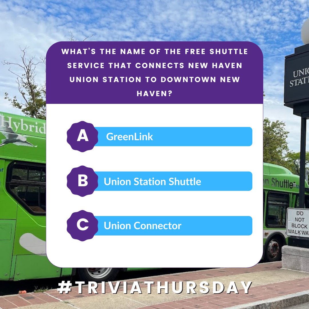 CTrides's tweet photo. It's #TriviaThursday
Can you solve this one? 🚎 Put your best guess in the comments!
#TransitTrivia #CTrides https://t.co/PZoc0ZoqpB