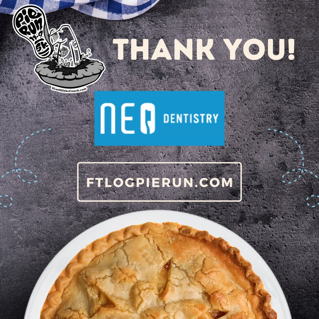 Neo Dentistry donates to Pie Run 5K benefiting For the Love of Go every year and encourages patients to live healthy lives through exercise AND preventive care for staying in good oral health. Their aim is to keep their patients as healthy as possible.

ftlogpierun.com