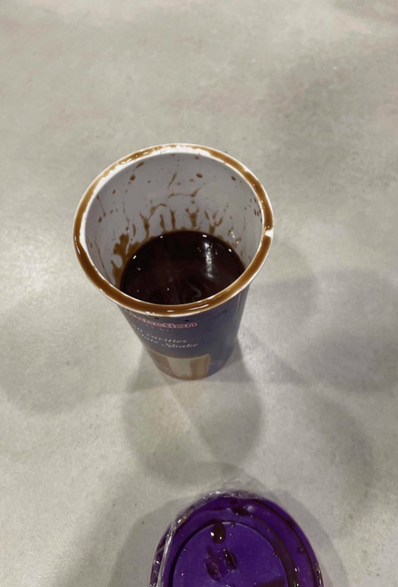 thanawalad's tweet photo. @Swiggy I placed an order some time back.

I placed 3 items. Out of which 2 items had problems.

1. Hot chocolate received was only half and had a foul smell, I threw it away
2. Ferrero rocher shake had PAPER in it.

I had raised the query but it’s not satisfactory.
@fssaiindia https://t.co/qFWq15XvWf