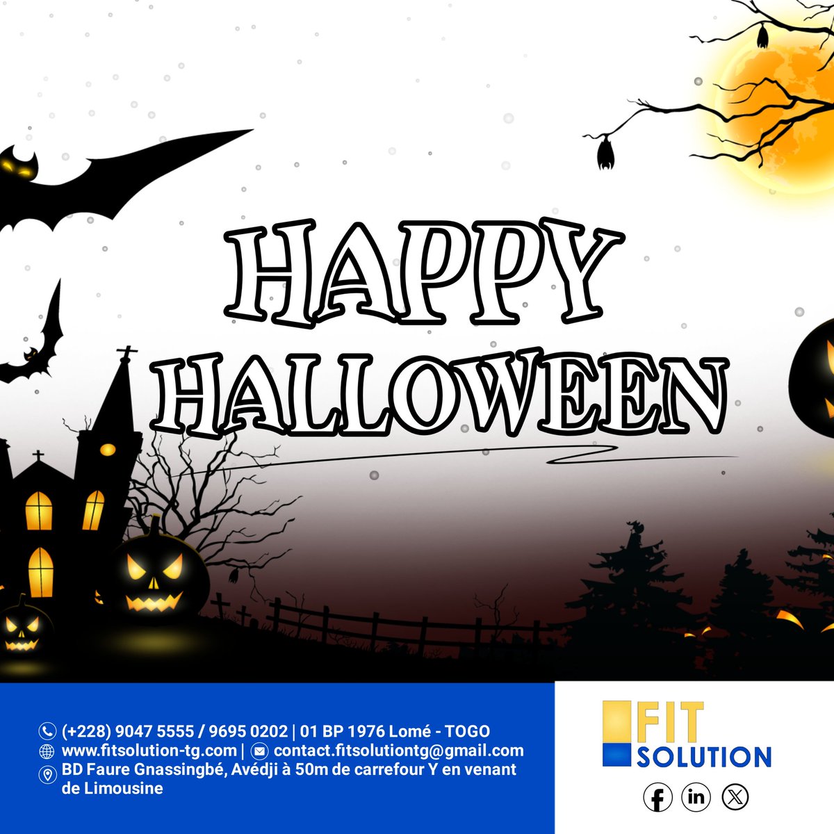 SolutionFit's tweet photo. Osez-vous affronter l’obscurité ?

Bonne Halloween à tous… si vous l'osez.

#FitSolution #Halloween #Octobre2024 #Togo https://t.co/WA5awQvEe0