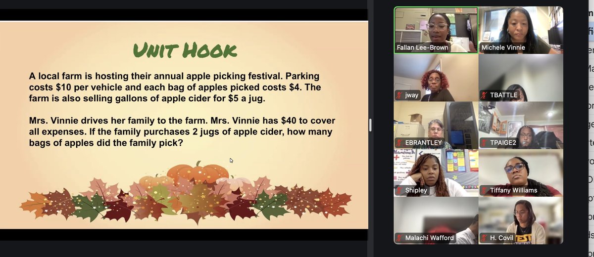 michele_vinnie's tweet photo. Looks like I was on a tight budget that day! How many bags of apples did my family pick?! Lol #makemathrelatable @HCS_MathDept @alynn_math https://t.co/PO8XJ48etq