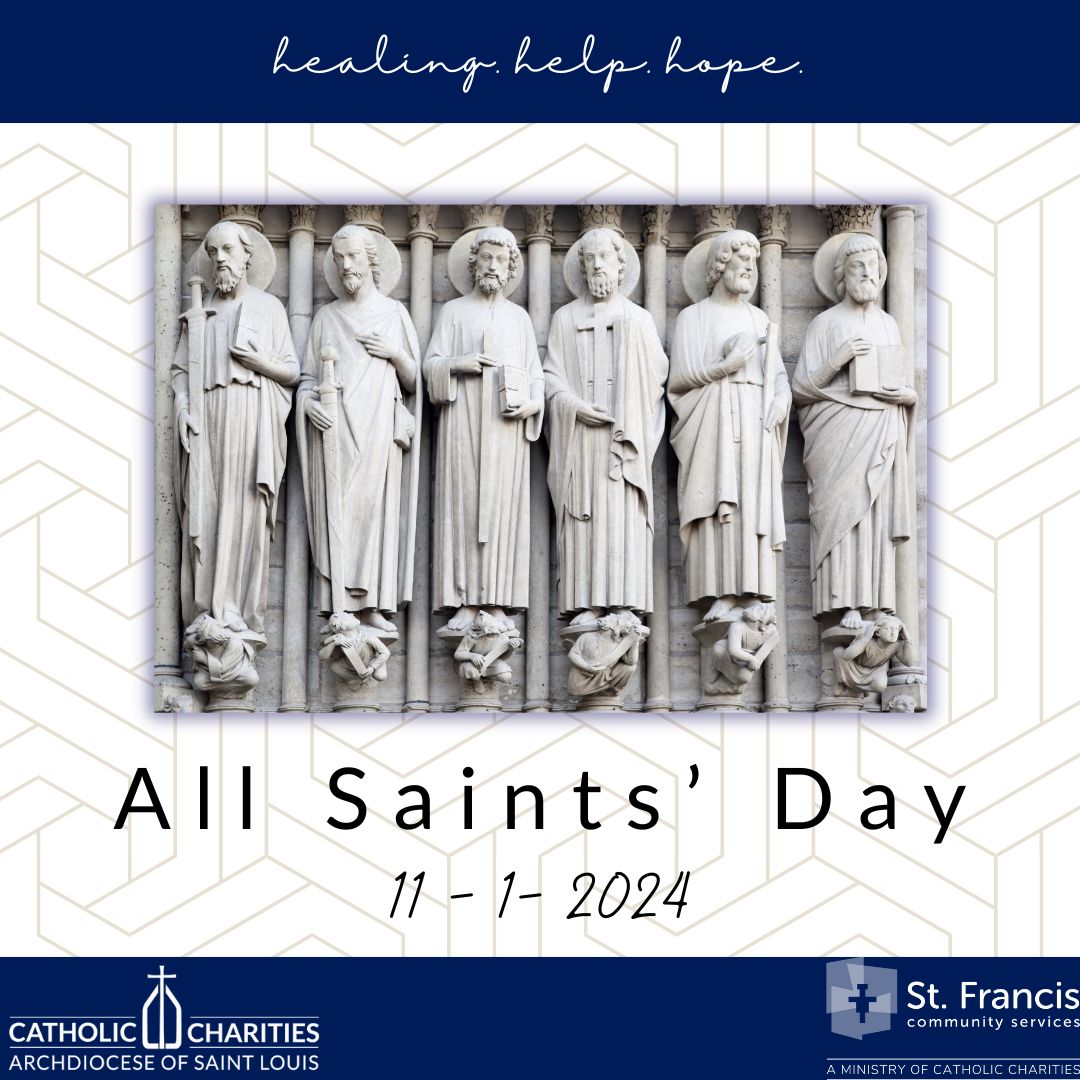 All-Saints Day helps to inspire us to continue our mission of mentoring &amp; training individuals &amp; families. We hope to empower them to overcome barriers &amp; build the skills needed for a secure &amp; fulfilling future. Together w/the saints as our guide let’s nurture hope &amp; resilience!