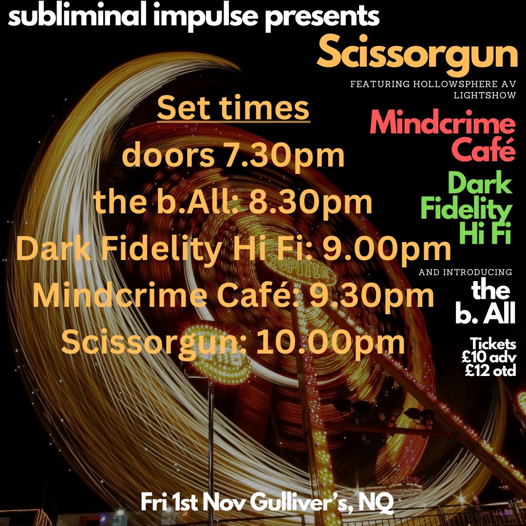 🚨🚨Set times for tomorrow night🚨🚨