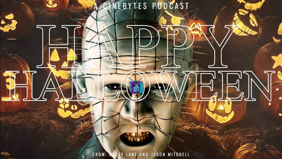 cinebytespod's tweet photo. Happy Halloween from The Cinebytes! We released two episodes this week! Don't forget to tune in after trick or treating and hear us discuss more Clive Barker madness!

#thecinebytes #horrormoviesandchill #horrorpodcast #horrorjunkie #horror #horrormovies #HellraiserII #80shorror https://t.co/tZpzZsC2Qt
