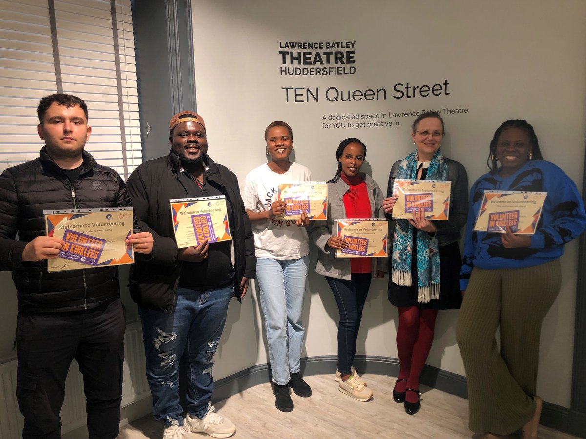TSL Kirklees Volunteering (@tslvolunteering) on Twitter photo Congrats to our 'Welcome to Volunteering' participants, here are some of them with their certificates! Thank you to Janet at <a href="/TheKirkwood_UK/">The Kirkwood</a> and Rob at <a href="/theLBT/">Lawrence Batley Theatre</a> for coming to speak about their volunteer opportunities . #Volunteering #InclusiveVolunteering Congrats to our 'Welcome to Volunteering' participants, here are some of them with their certificates! Thank you to Janet at <a href="/TheKirkwood_UK/">The Kirkwood</a> and Rob at <a href="/theLBT/">Lawrence Batley Theatre</a> for coming to speak about their volunteer opportunities . #Volunteering #InclusiveVolunteering