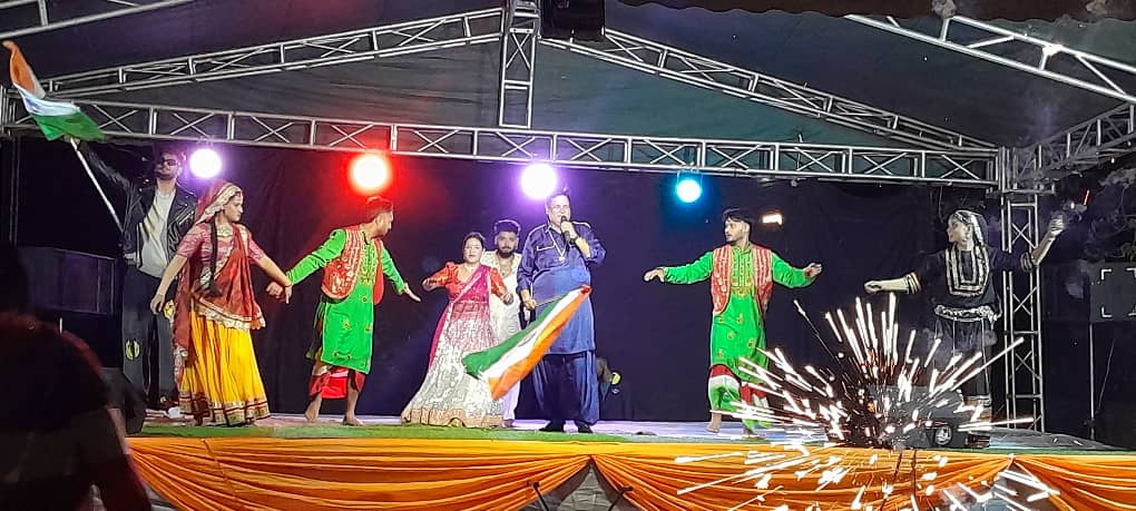 The ICCR-sponsored Bollywood dance group, "Bollywood Rockers," performed at Source of the Nile City, Jinja, on October 30, captivating the audience with their musical performance.