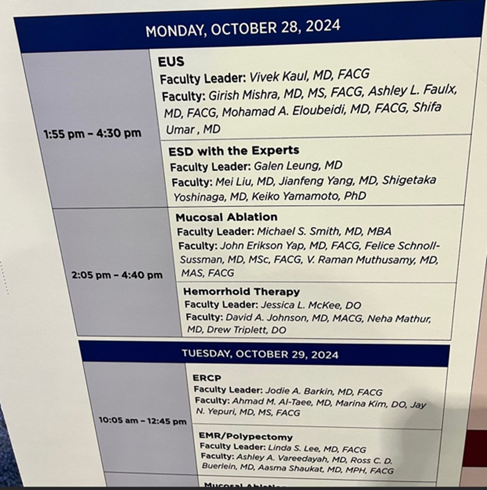 So much to do at #ACG2024 in the City of Brotherly Love! It was great to so many taking advantage of expert faculty demonstrating #endoscopic procedures at the Endoscopy School Hands-On Workshops...and even nicer to see Consulting Editor, Dr. Ashley Faulx! <a href="/AmCollegeGastro/">ACG</a>