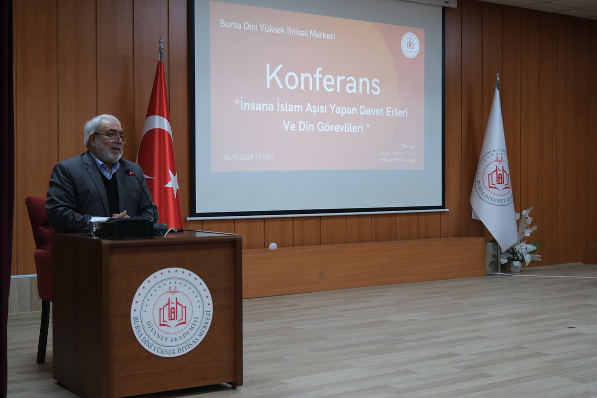 Bursadiyim's tweet photo. Sefer Saadet Yıldız Akademi Merkezimizde Konferans Verdi 

Kültürel etkinlikler kapsamında devam eden faaliyetlerde bu hafta akademi merkezimizde Emekli İmam-Hatip Sefer Saadet Yıldız 'İnsana İslam Aşısı Yapan Davet Erleri Ve Din Görevlileri' konulu konferanslarını verdiler. https://t.co/6kCY6VNYJU