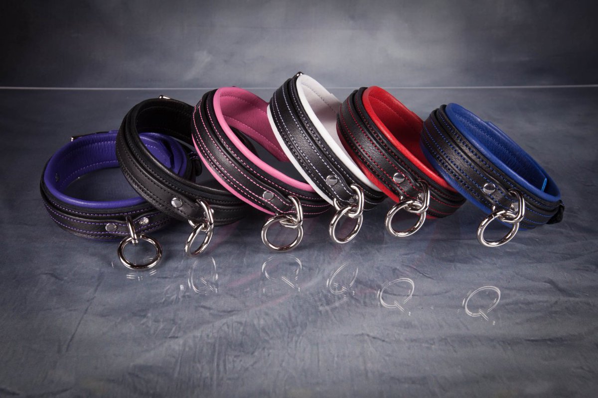 Our 1-1/2” Wide Classic Bondage Collar! It’s an awesome addition for your playtime adventures, designed with rolled edges in fun, vibrant colors to keep you comfy. Plus, it’s got heavy latigo reinforcement, so you can pull on it to your heart's content! bllenterprises.com