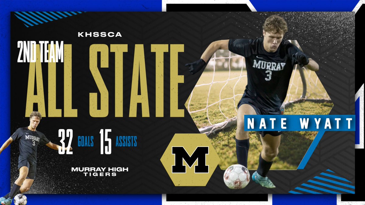 Proud of our player NATE WYATT!  Congratulations!
<a href="/MurrayTigers/">Murray High Athletics</a> <a href="/MLT_Sports/">Murray Ledger Sports</a> <a href="/TonyJarvis_MHS/">Tony Jarvis</a> <a href="/MurrayHSTiger/">Murray High School</a> <a href="/racercard/">Professor Springer</a> 

What a season!