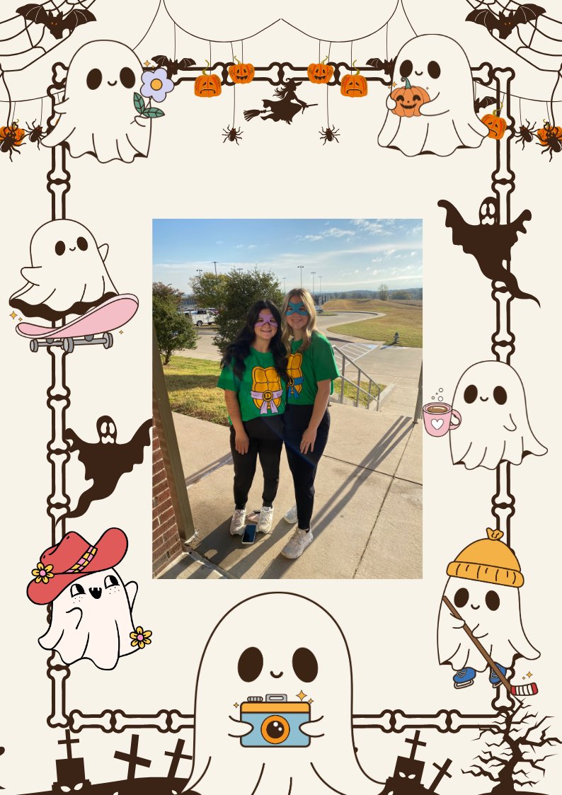LJVolleyball's tweet photo. Happy Halloween.  🩶🐝💛🏐🎃🎃🐢🐢 https://t.co/pVAWNN7D5S