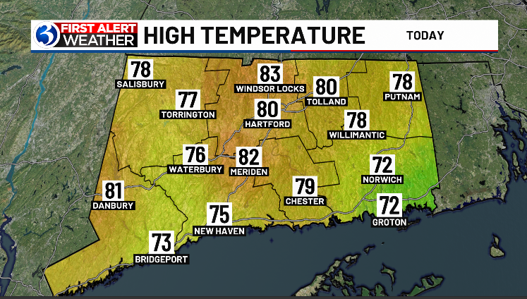 It's official (!) ... with a high temp of at least 83 so far, this is now the warmest Halloween in the 119 years of record keeping for the Hartford Area!