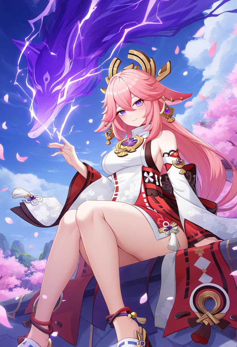 40tBourrasque's tweet photo. Yae Miko 

#YaeMiko
#GenshinImpact https://t.co/3OY5tkIH3u