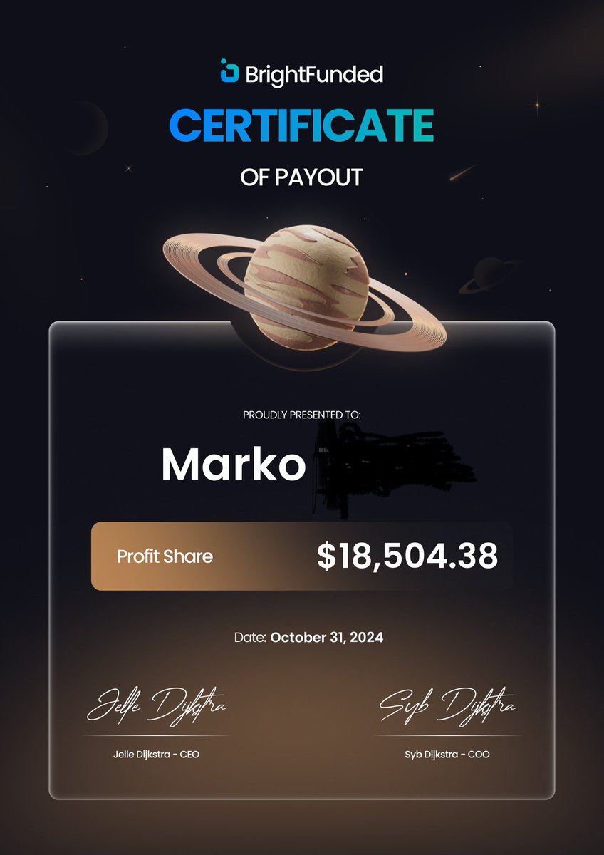 tops_btc's tweet photo. Smooth and fast experience with @BrightFunded , would recommend to anyone. https://t.co/dFeXbzzxrs
