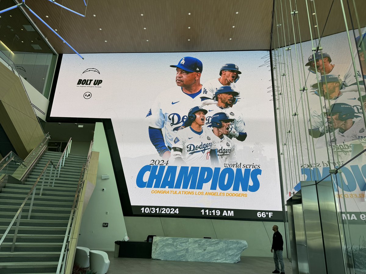 In the lobby at The Bolt today