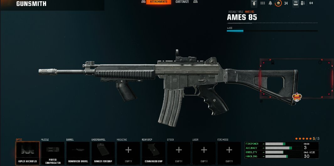 **** Best Ames 5 Attachment Set up | Fast Movement | Low Recoil | MUST TRY #BlackOps6 #BlackOps