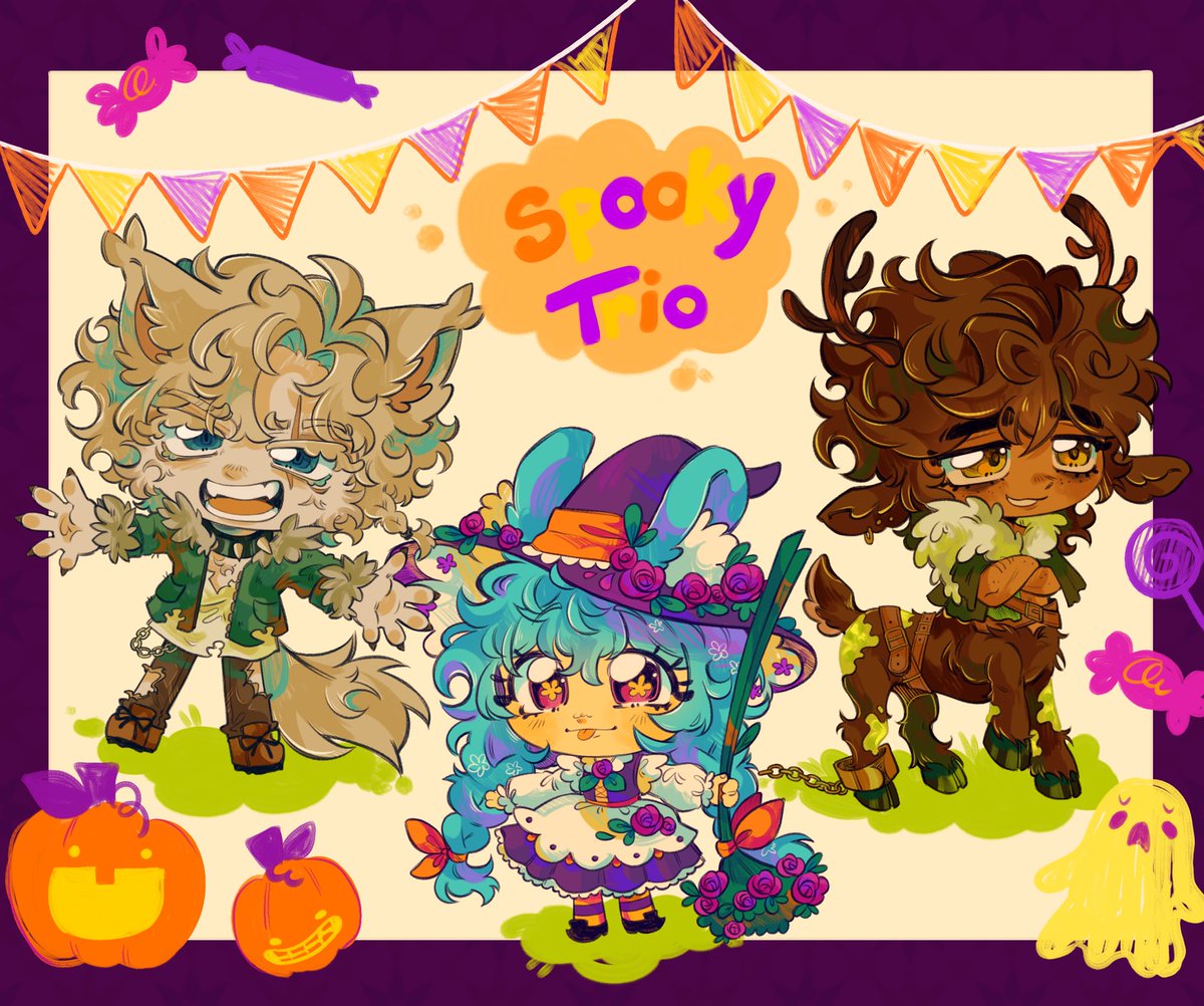 punnchi_030's tweet photo. [oc] Happy Halloween🎃✨ https://t.co/Jiboqo4TOL