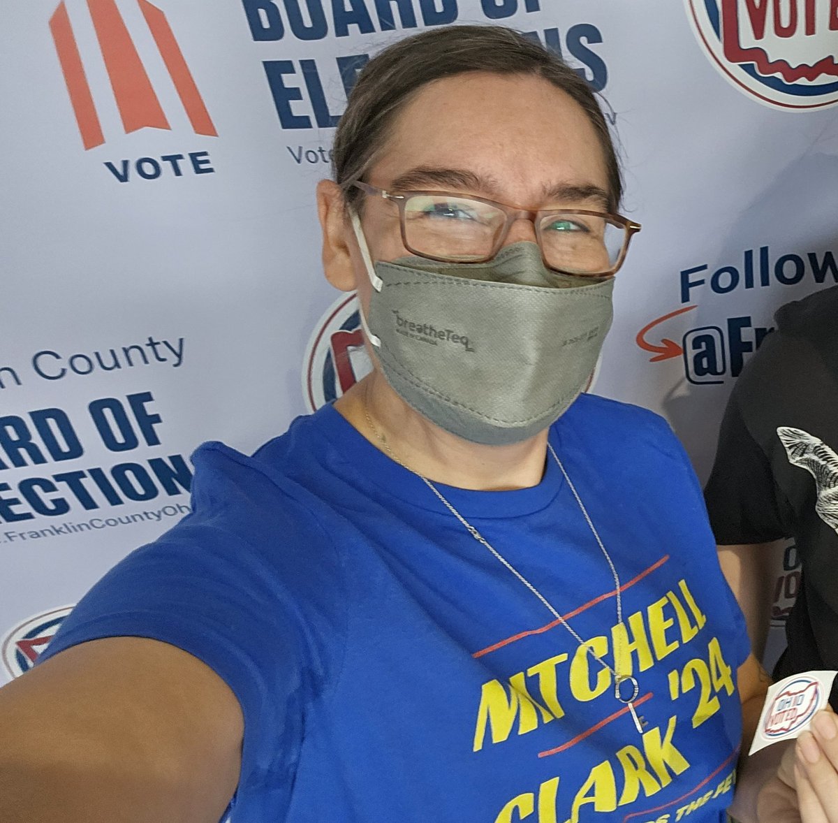 jenbach's tweet photo. @gkajewski Same, girl. Check out my shirt from voting earlier today! https://t.co/pwaHtZZDt5