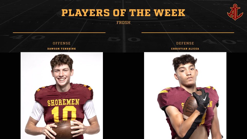 Matt K (@coachkostelnik) on Twitter photo Game 10 Players of the Week!!! On the playoffs tomorrow night, new season. #Shoremenpride <a href="/ALFootballClub/">Avon Lake Football ⚓</a> Game 10 Players of the Week!!! On the playoffs tomorrow night, new season. #Shoremenpride <a href="/ALFootballClub/">Avon Lake Football ⚓</a>