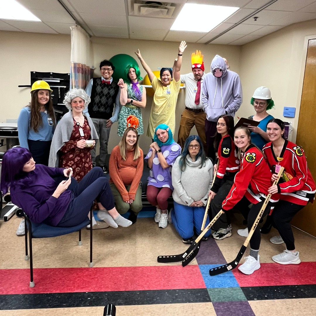 ShrinersChicago's tweet photo. Boo! 👻 Our staff has put together some amazing costumes for the spooky season! 🎃 Let’s spread the Halloween fun and have a safe and happy holiday! #HappyHalloween #CostumeGoals #TeamSpirit #SpreadTheFun 🎃 https://t.co/792ALcLBVd