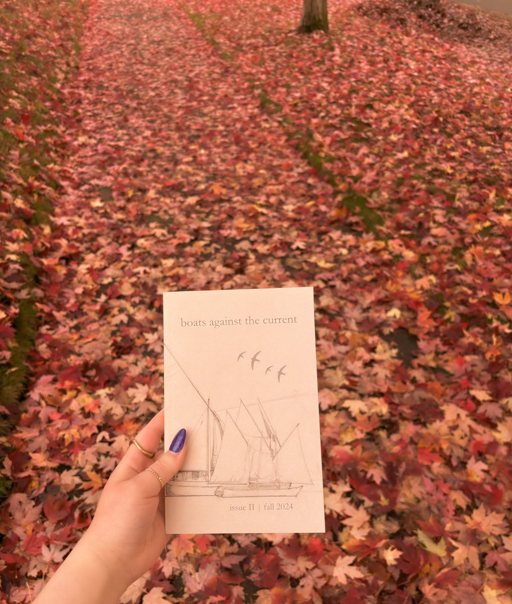 mckennadeen's tweet photo. it’s official release day for issue II ⛵️ I’m obsessed with how this print edition came out! @boatsagainstmag https://t.co/dQOkc0oRf5