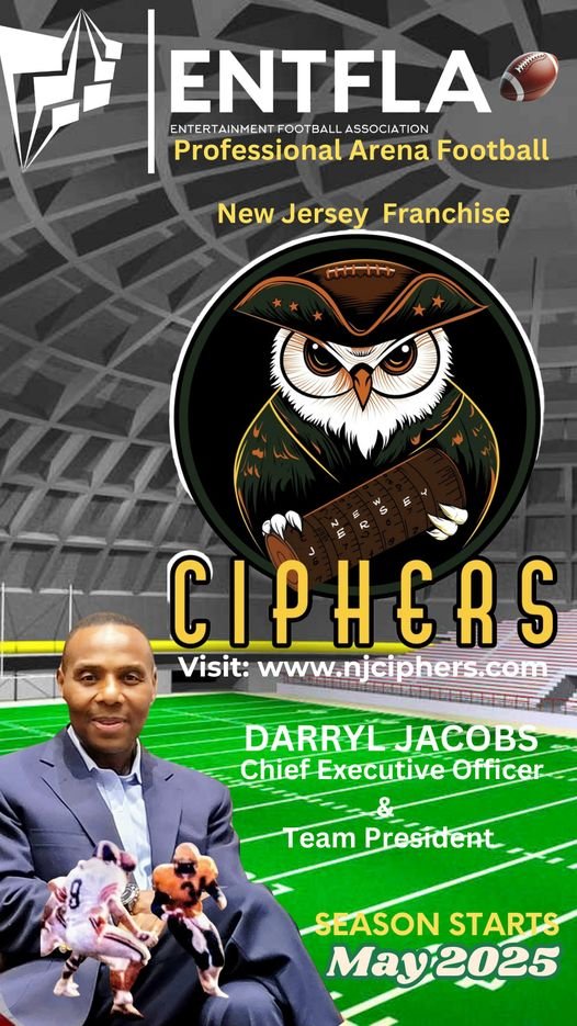 Join us for the thrilling Inaugural 2025 season!

Tickets are now available for the New Jersey Ciphers of the ENTFLA, offering a range of options including suites, VIP, and general tickets. 

For more information and tickets Visit:
www. njciphers.com