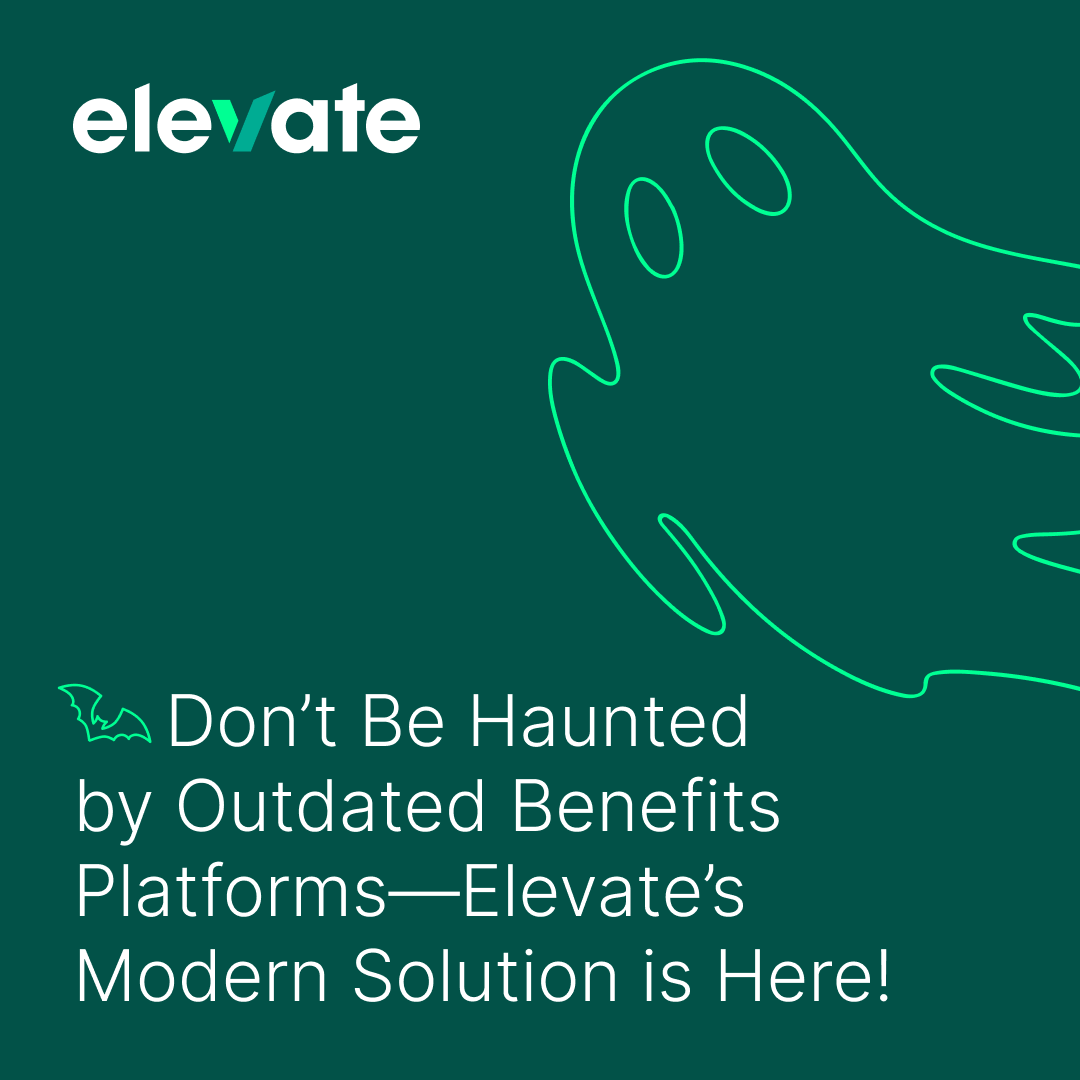 elevatedotinc's tweet image. Haunted by outdated technology that is costly to customize and difficult to use? 

#Elevate is shaking up the world of #HSAs, #FSAs and #HRAs with built-in automations that let you to do more with less.

Give yourself a treat—schedule a demo today: bit.ly/3srMYCe