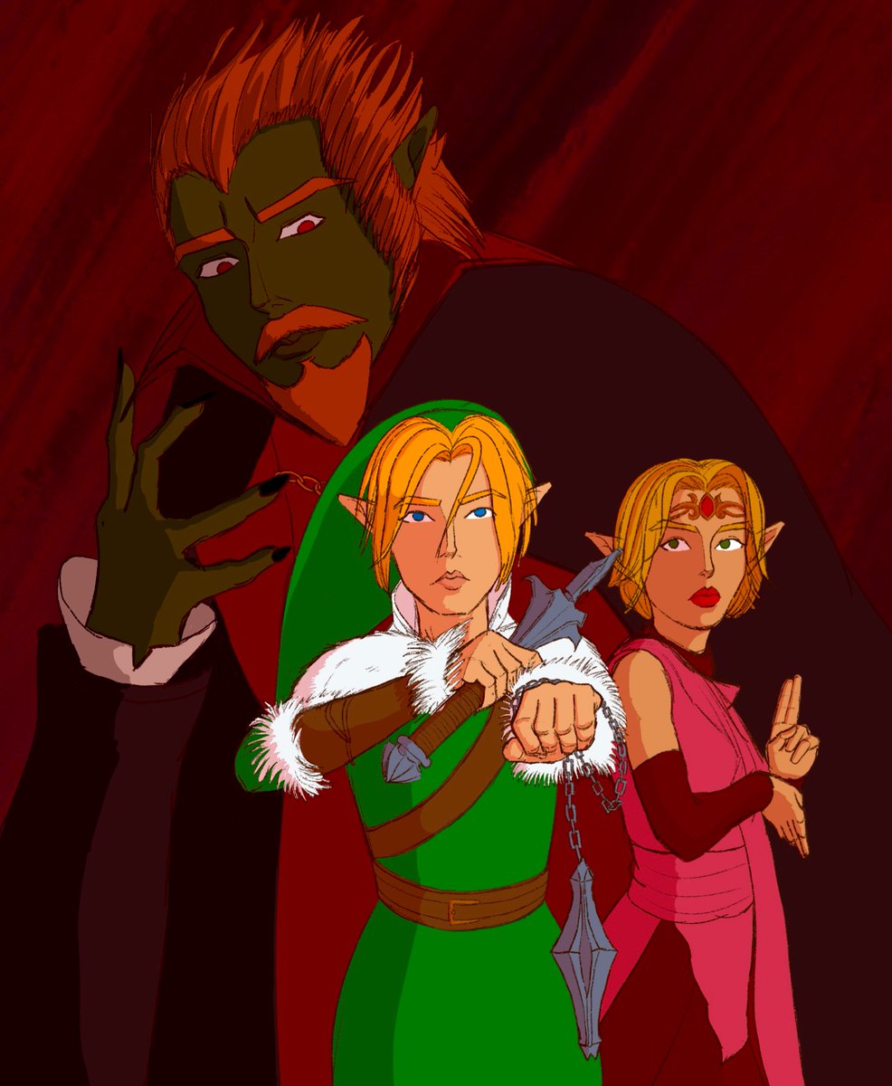 ThatSpriteGuy's tweet photo. Linktober Day 31: Free For All
Had a few potential ideas for this prompt but, in Halloween spirit, I decided on a Castlevania crossover for this prompt! 🦇
#Linktober #Linktober2024 #ZeldaUniverse  #CastlevaniaNetflix https://t.co/63BY8frvxr