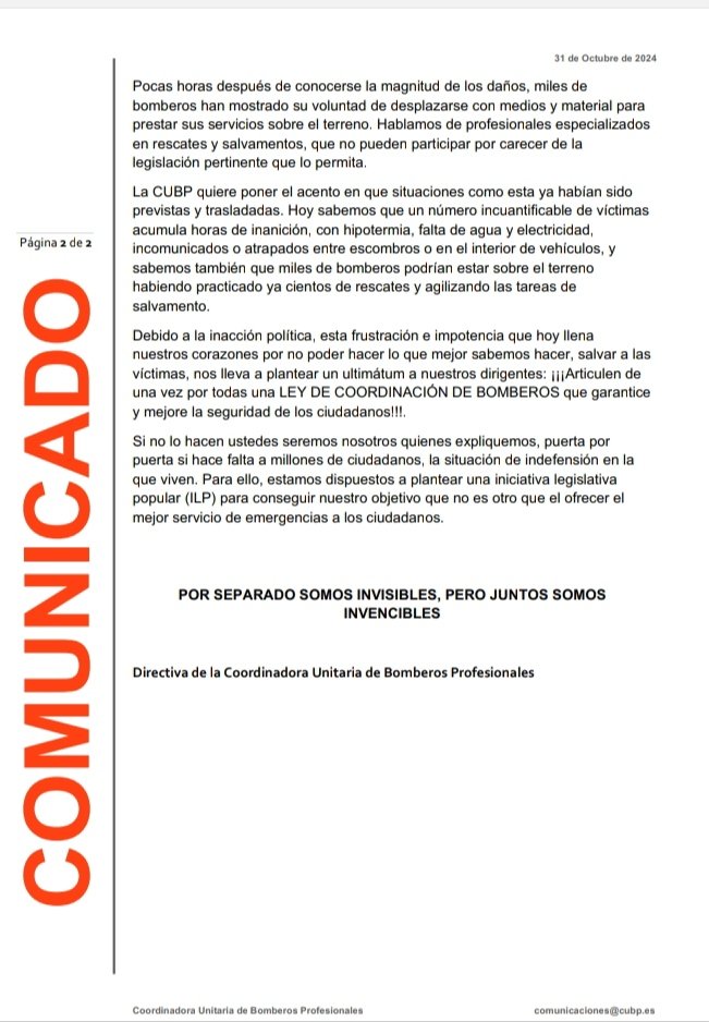 BomberosCUBP's tweet photo. POLÍTICOS CULPABLES https://t.co/MGGHFRzxy5