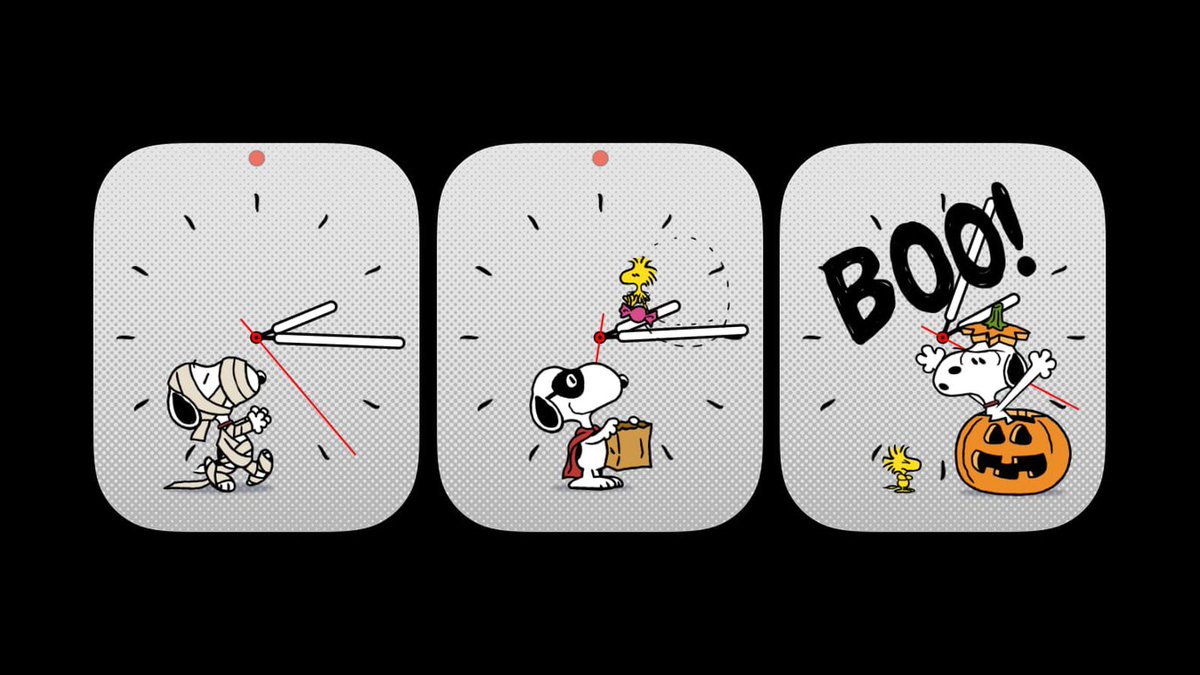 PSA: There Are Special Halloween-Themed Snoopy Watch Faces Available macrumors.com/2024/10/31/hal…
