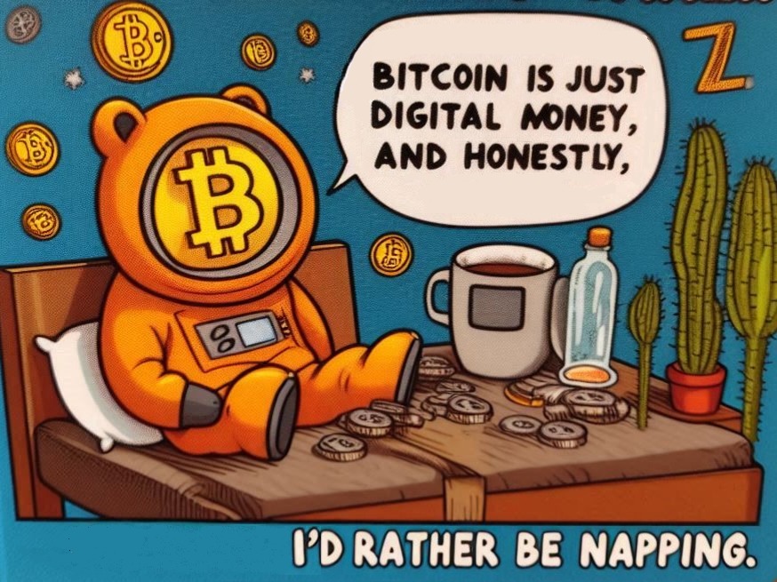 whtvr_coin's tweet photo. In a world where everyone is obsessed with #Bitcoin, we are here to tell you… we don’t really care. Bitcoin is just digital money, and honestly, we would rather be napping.
#WhateverCoin
that very #memecoin on $Venom https://t.co/jHXHk7MRVi