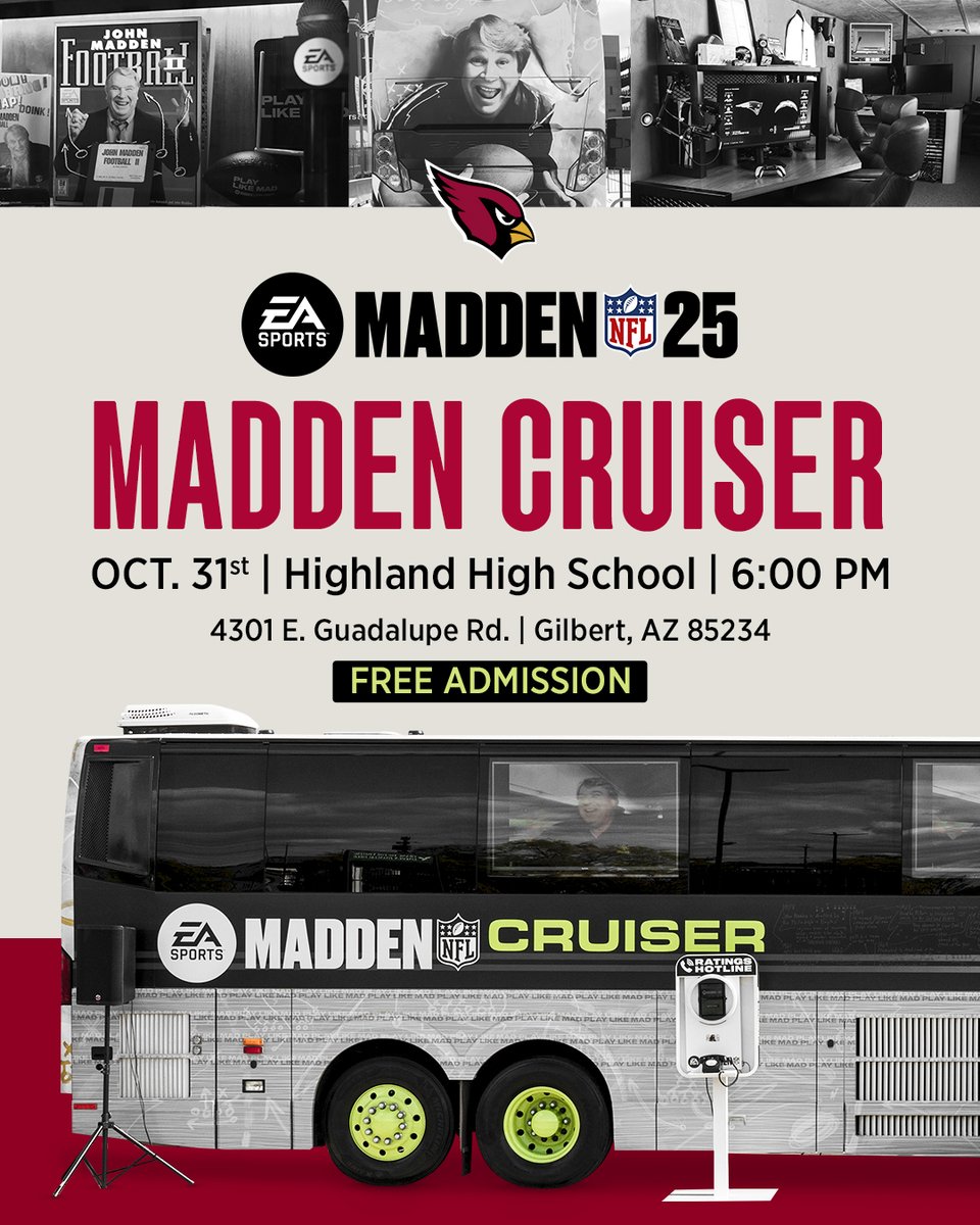 Come hang in the <a href="/EAMaddenNFL/">Madden NFL 26</a> Cruiser and watch girls flag TONIGHT 🫵