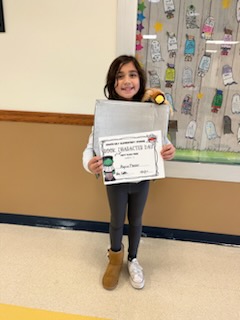 Our 3rd-5th Book Character Costume Winners!