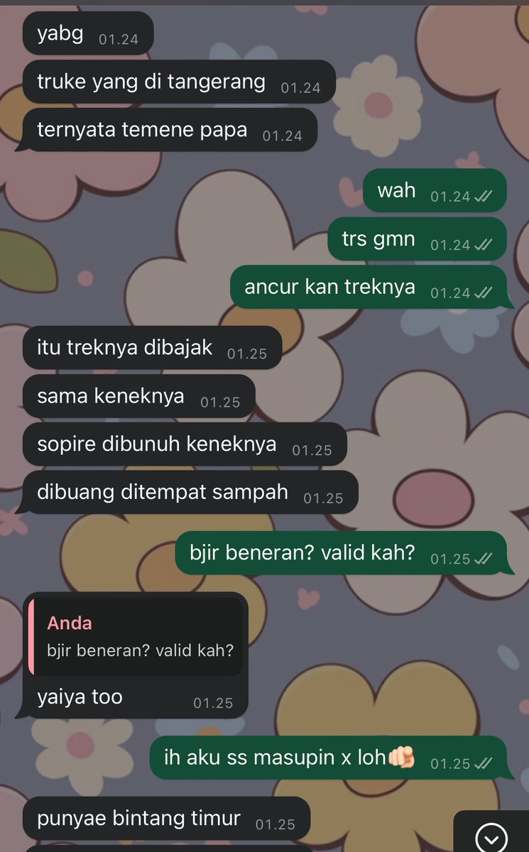 ciwaciw21's tweet photo. @emyr_za cowoku klg nya usaha transport muatan gini, ini ktnya https://t.co/Sxx74v2fMG