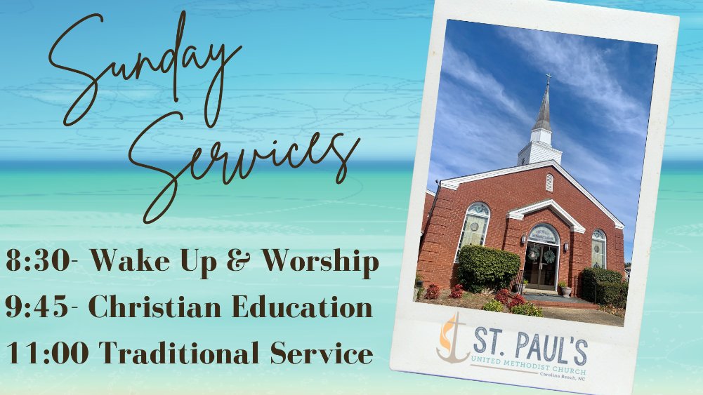 Join us on Sunday for Wake Up &amp; Worship at 8:30, and other news from St. Paul's - mailchi.mp/4ac47b686b13/n…