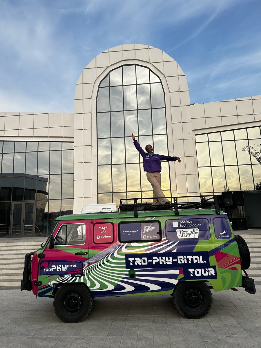 shoni_sst's tweet photo. City/Location #2 : Jizzax, Uzbekistan.

Touring in a Russian Buhanka (буханка), first produced in 1965 at the Ulyanovsk Automobile Plant (UAZ).
She is such a joy to ride in.
#buhanka #futuregames #phygital #tour #shonisst #trophygital #gamesofthefuture https://t.co/e8ZiTquVw2