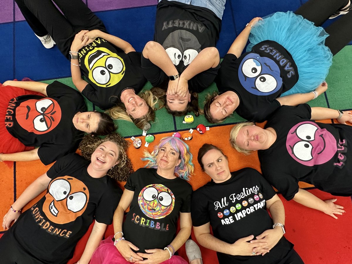 Our first grade team enjoyed dressing as all of the “Spot” emotions today!