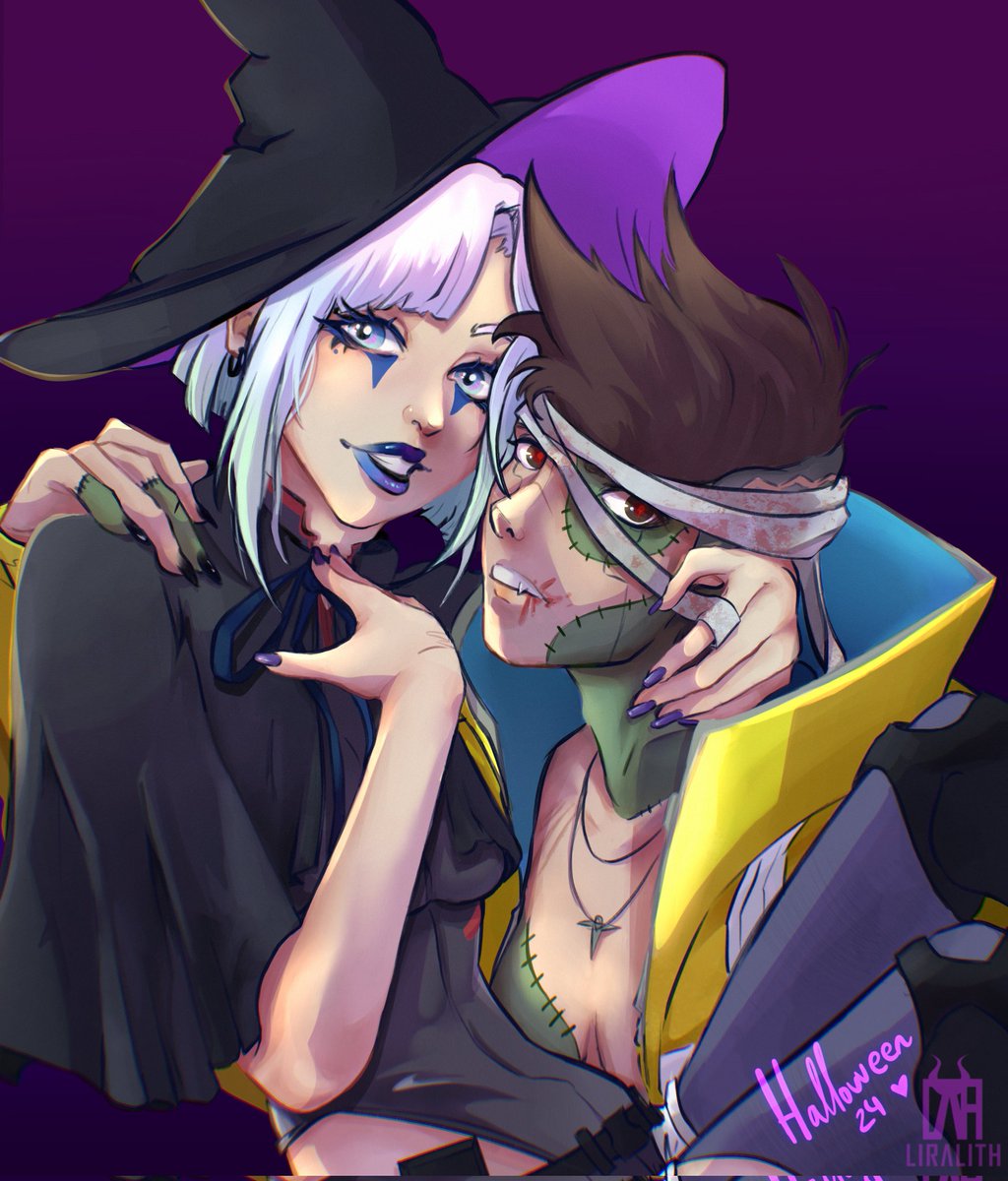 liralith's tweet photo. Lucy and David wish you a happy #Halloween !!! https://t.co/DmHXJnvs9T