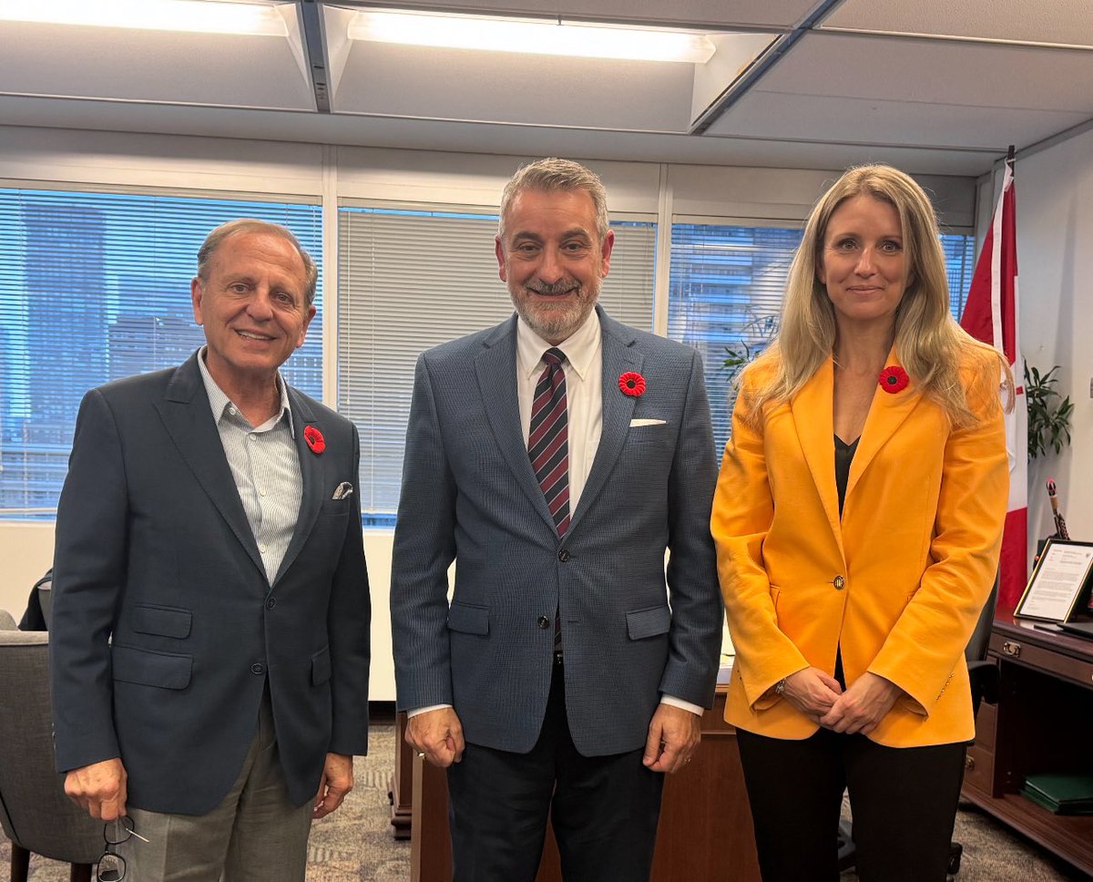 Great meeting with Minister <a href="/PaulCalandra/">Paul Calandra</a> to discuss collective efforts to get shovels in the ground and strengthen our housing supply from rental, affordable and supportive housing and continue to work together to cut burdensome delays, solve the crisis and move Ontario forward!
